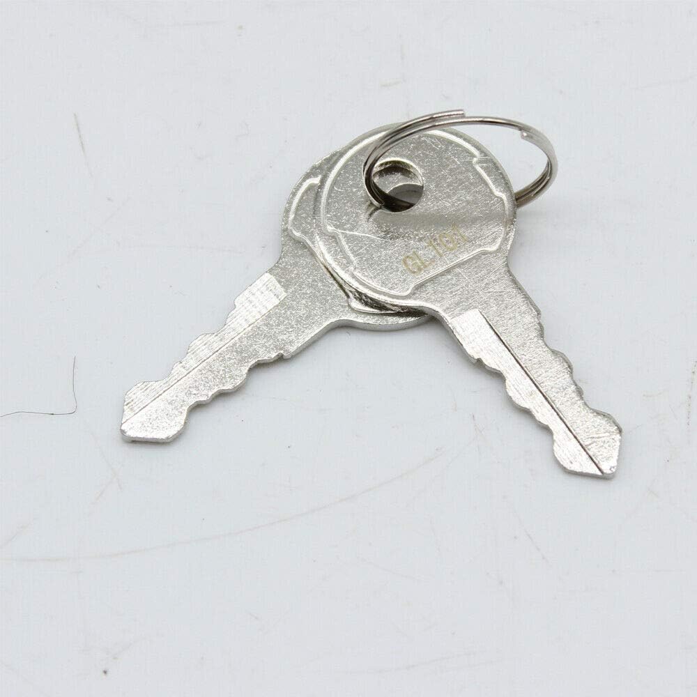 4Pcs Stainless Steel T-Handle Latch with Gasket and Keys Tool Box Lock Q66513