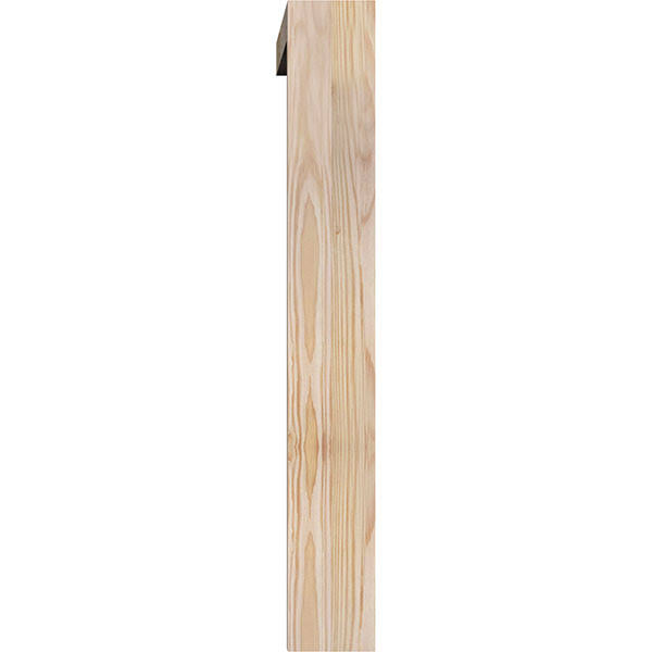 Traditional Block Smooth Bracket with Offset Brace, Douglas Fir W762