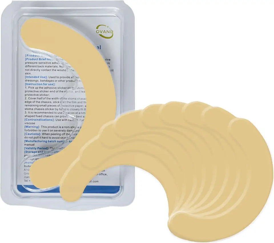 Elastic Skin Adhesive Ostomy Barrier Strips 10 Pcs U689