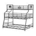 Black Metal Triple Bunk Bed L47841