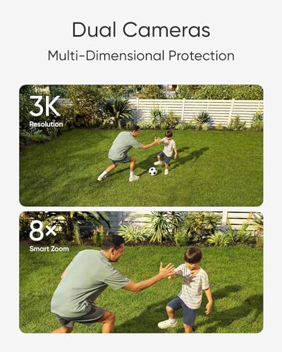 Corded Electric Wireless 2K Dome Security Camera Q88127