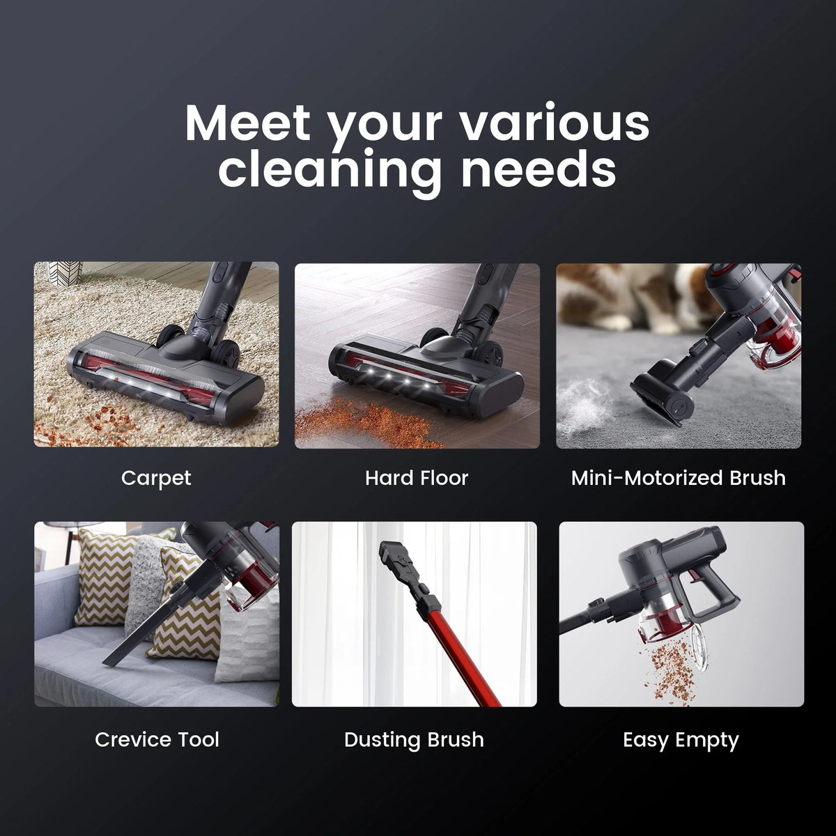 Cordless Stick Vacuum Cleaner T8356