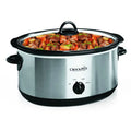 7 Quart Oval Manual Slow Cooker, Stainless Steel N676972