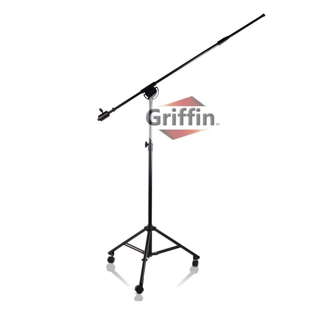 Microphone Boom Stand on Wheels Telescopic Arm X739614