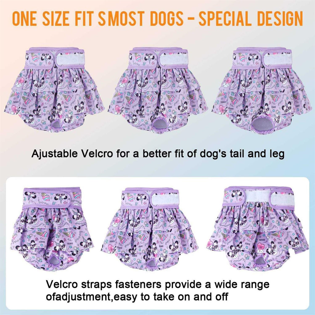 Washable Female Dog Diapers 3 Pack Reusable R9467