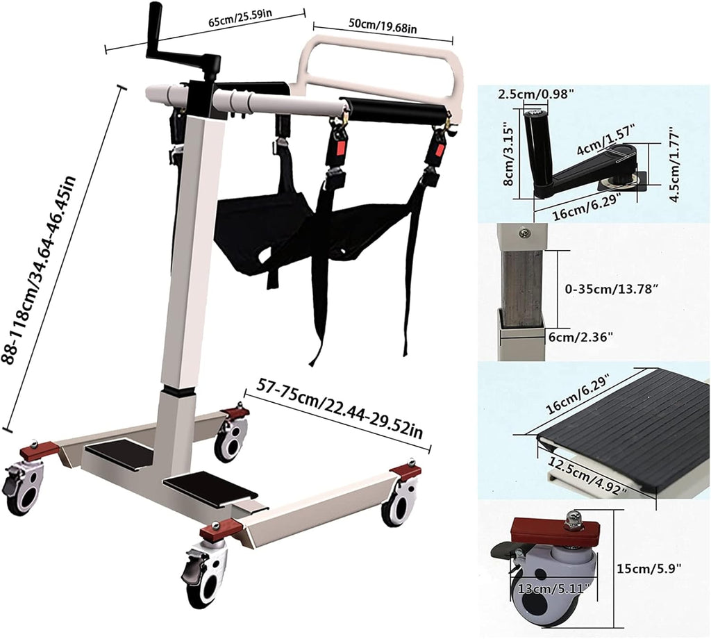 Transfer Wheelchair with Soft Cushion D374559