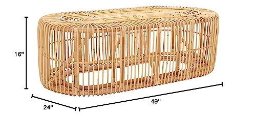 Rattan Oval Coffee Table S808