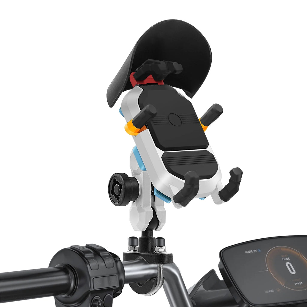 Waterproof Motorcycle Phone Mount Holder with 360° Rotation Handlebar Mount H85742