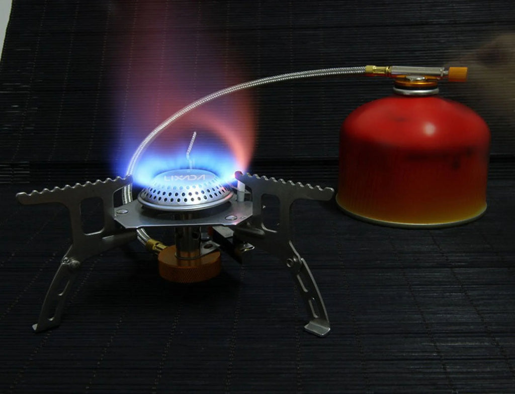 Camping Foldable Gas Set with Gas Conversion Head Adapter A2521