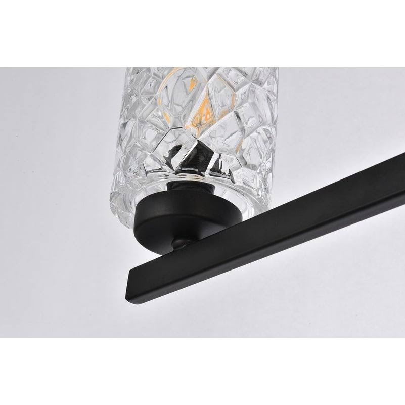 5 Light Bath Sconce with Clear Shade A848345