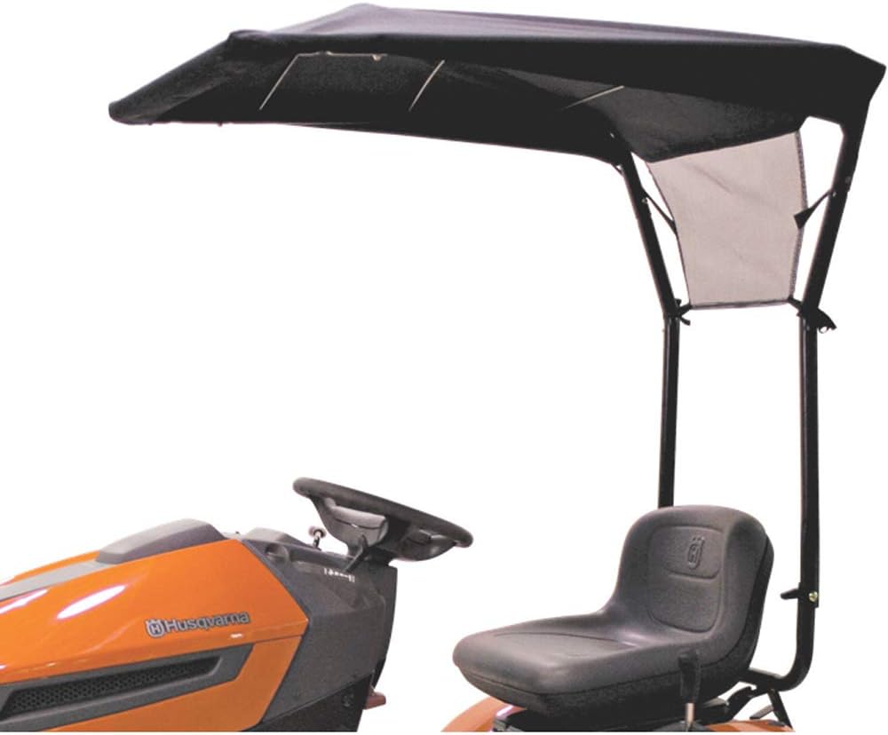 Black Universal Lawn Tractor Sun Shade J74835