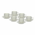 6 Coffee Cup & Saucer Porcelain J317