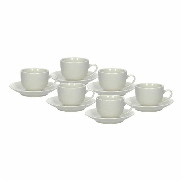 6 Coffee Cup & Saucer Porcelain J317