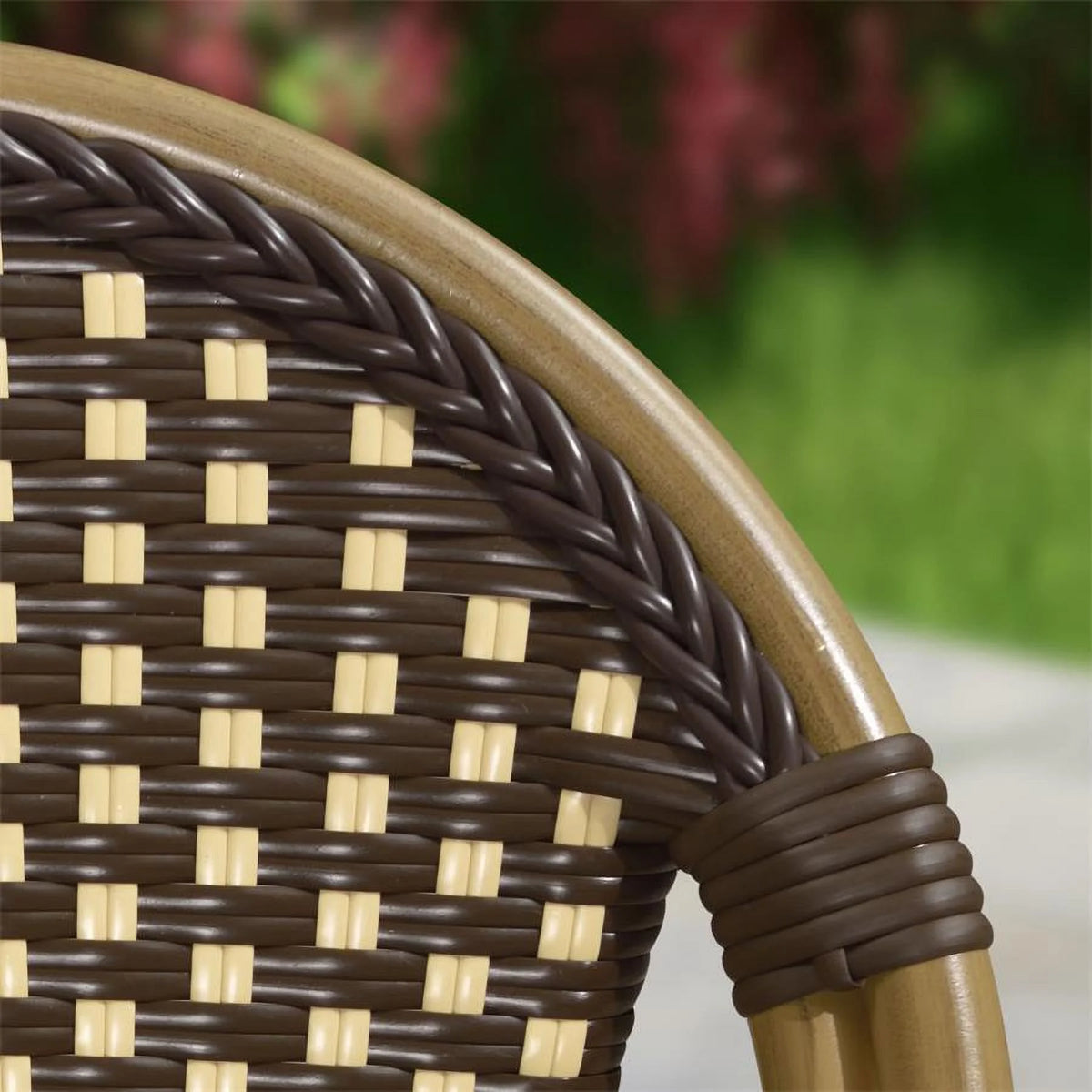 Set of 2 Wicker Dining Chairs T9459
