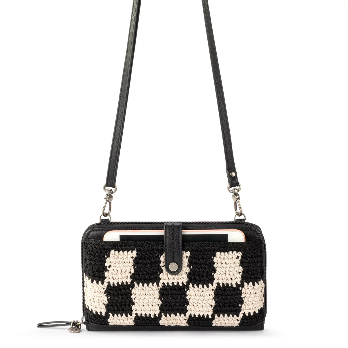 Hand-crochet Recycled Polypropylene Yarn Crossbody Q364605