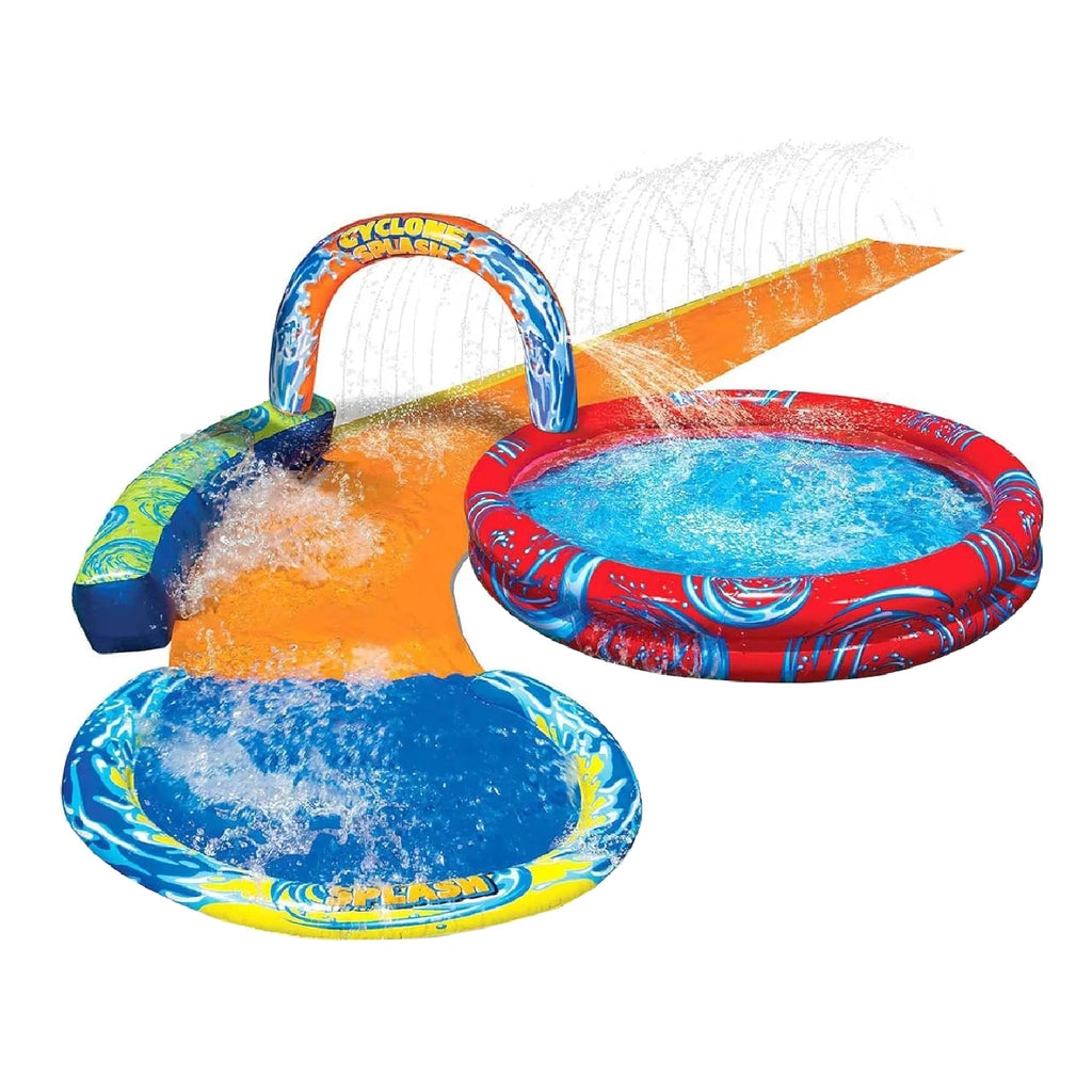 Inflatable Splash Park with Sprinkling Slide & Water Pool F22425