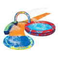 Inflatable Splash Park with Sprinkling Slide & Water Pool F22425