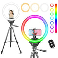 10'' Ring Light with 50'' Extendable Tripod Stand E383