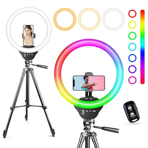 10'' Ring Light with 50'' Extendable Tripod Stand E383