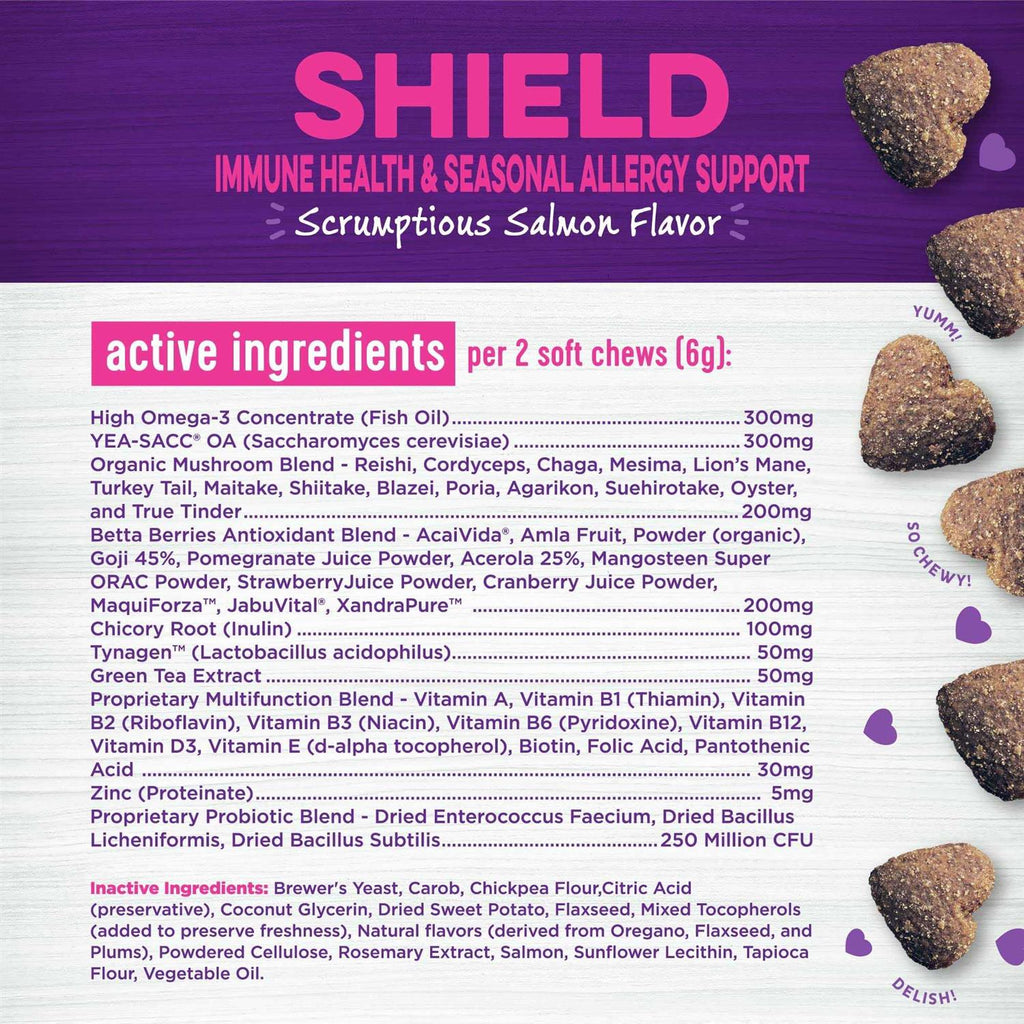 Salmon Flavored Soft Chew Immune & Allergy Supplements for Dogs K927205