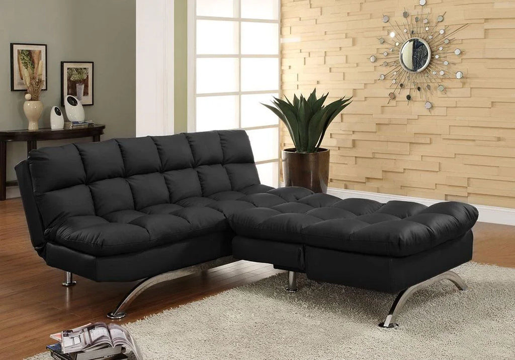 White Futon Sofa L955