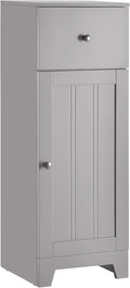 Grey Free Standing Bathroom Floor Storage Cabinet with 1 Drawer A2204