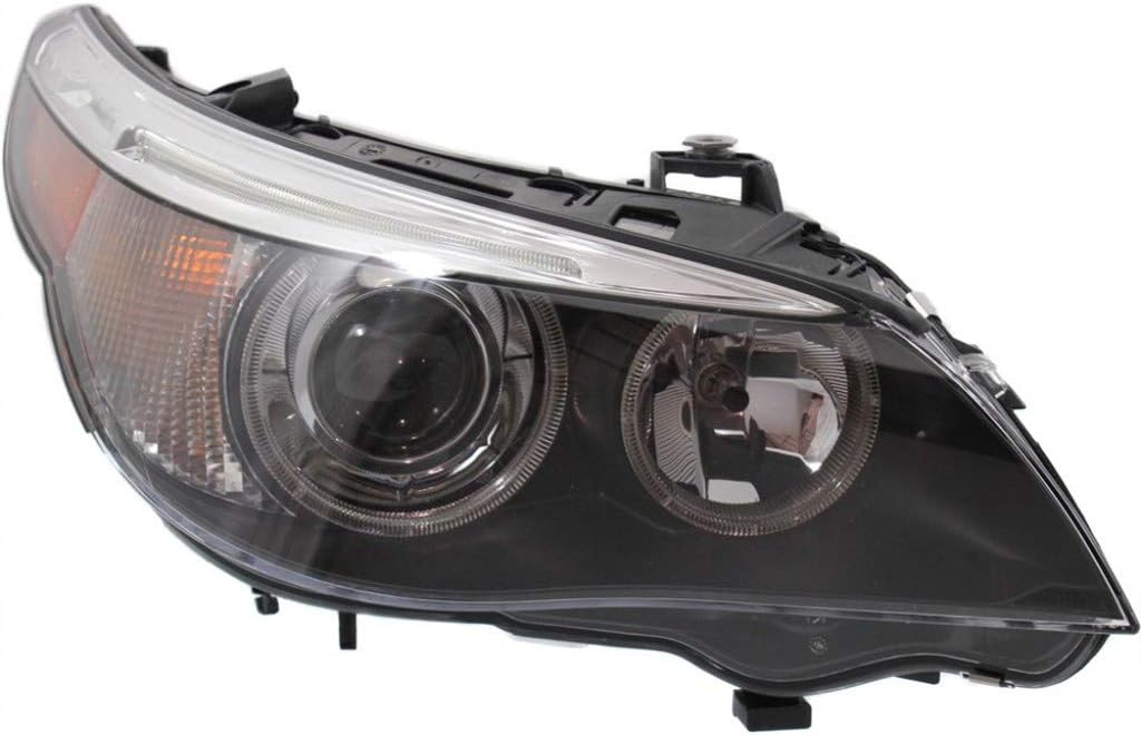 BMW 545i Headlight Assembly 2004 2005 Passenger Side HID X4995