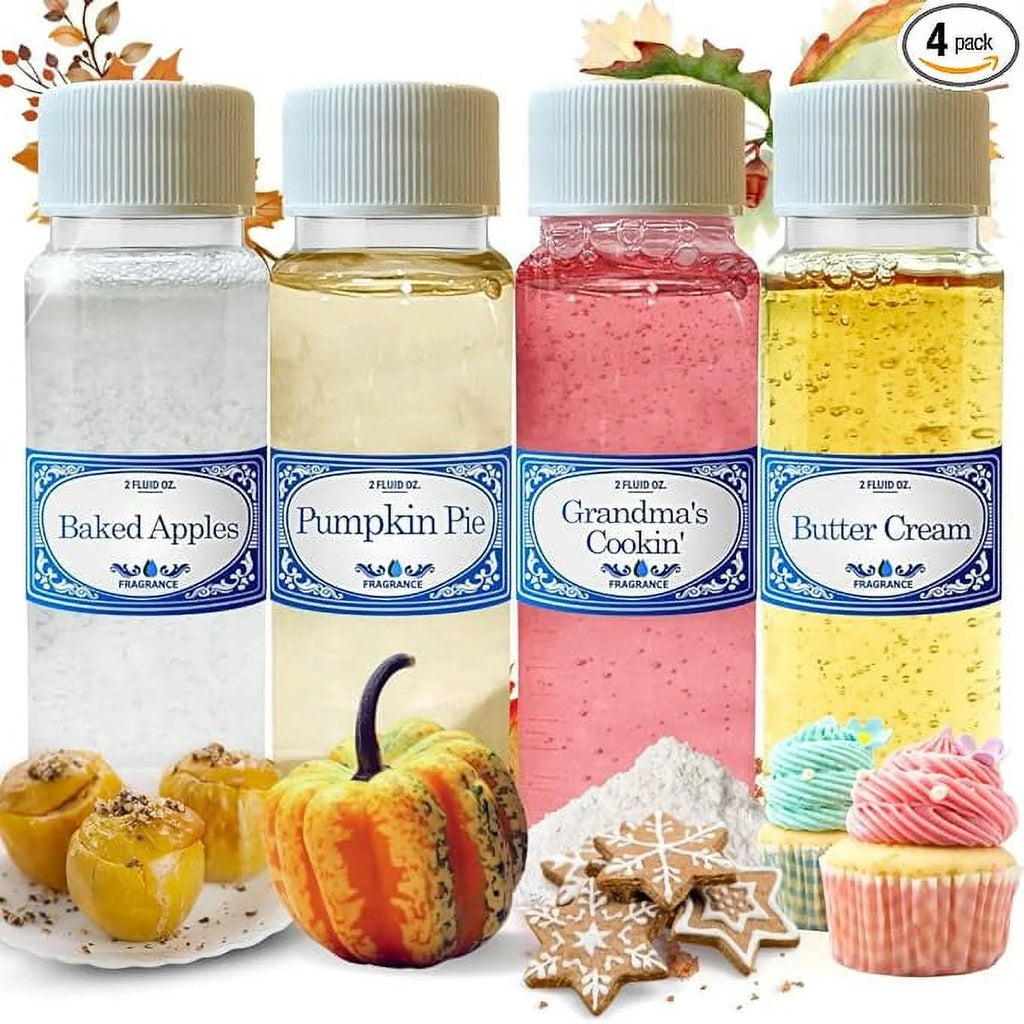 2.0 fl oz Fragrances Pack Baked Apple, Pumpkin Pie, Grandma's Cooking & Buttercream Z1762