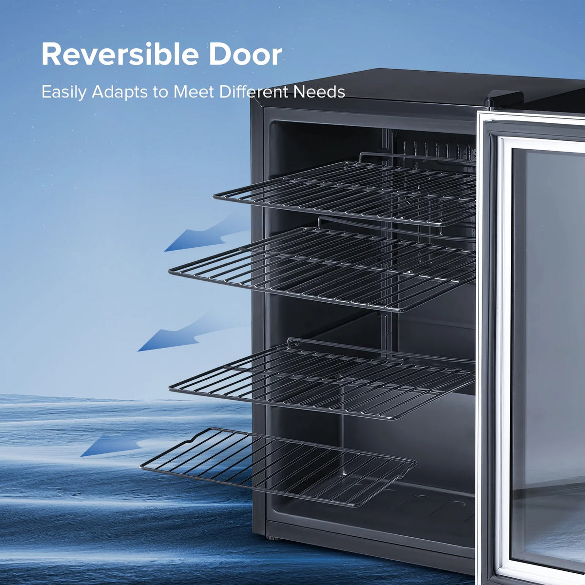 4.5cu.ft 145 Can Beverage Refrigerator Cooler F885