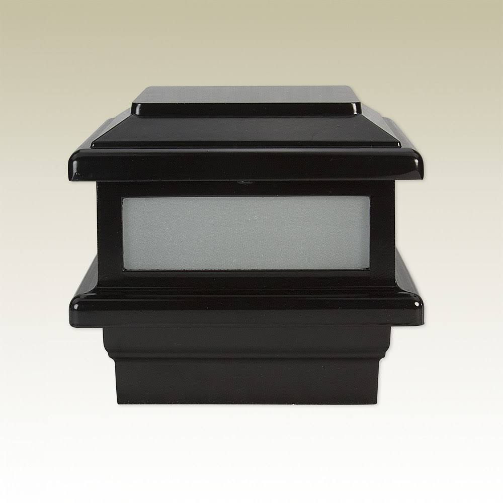 White LED Post Cap F308