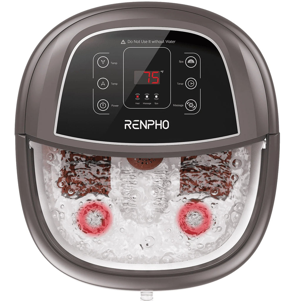 Foot Spa Bath Massager with Heat Bubbles Massage & Jets O4611