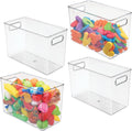 White 4 Pack Plastic Storage Organizer Bin P418501