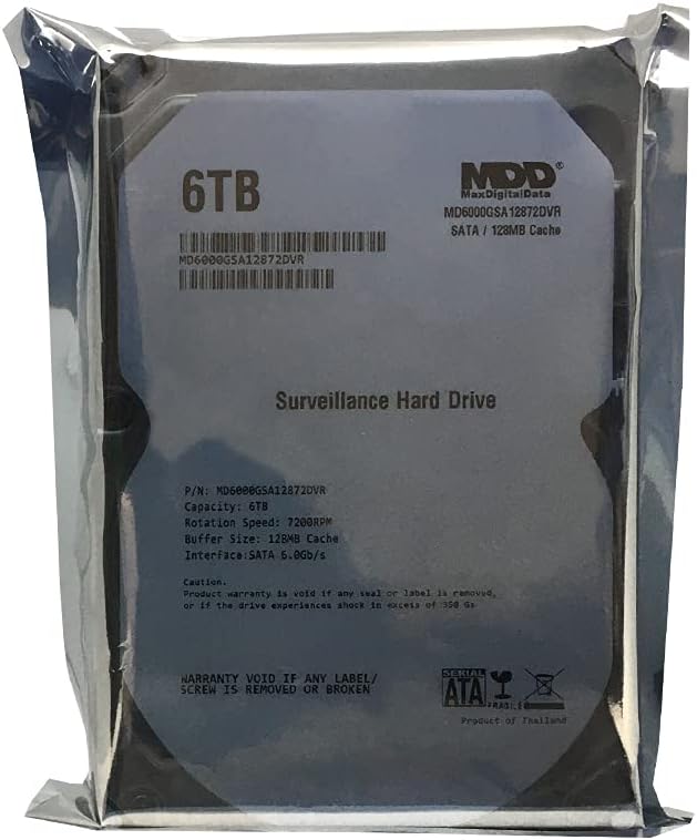 6TB 7200RPM 128MB Cache SATA 3.5 Internal Hard Drive V16414