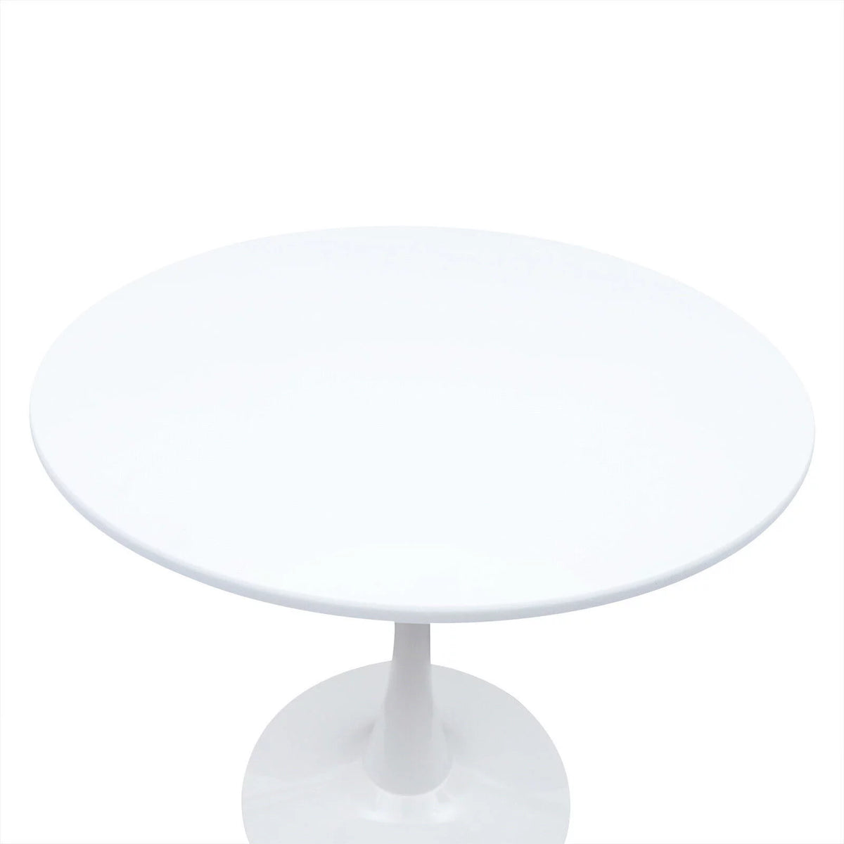 White Round Tulip Pedestal Dining Table G86106