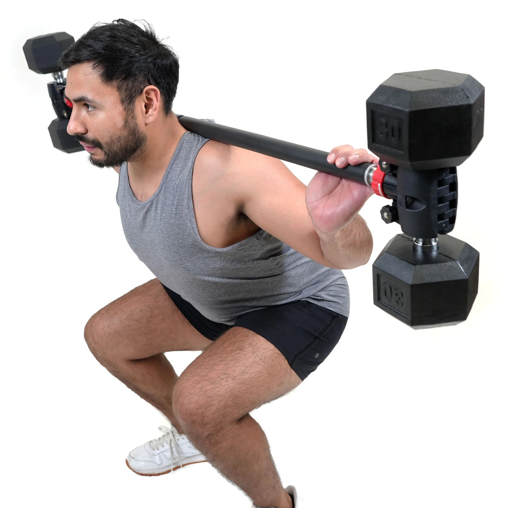 Adjustable Dumbbell to Barbell Converter, up to 200 lb. Capacity D32340