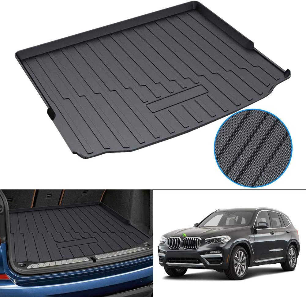 Trunk Mat for BMW G01 X3 2018-2022 All Weather TPO Rear Cargo Liner Pack of 2 D619875