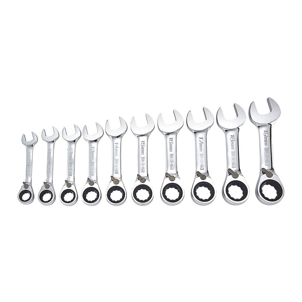 Metric Ratcheting Combination Wrench Set, 10 Piece K798