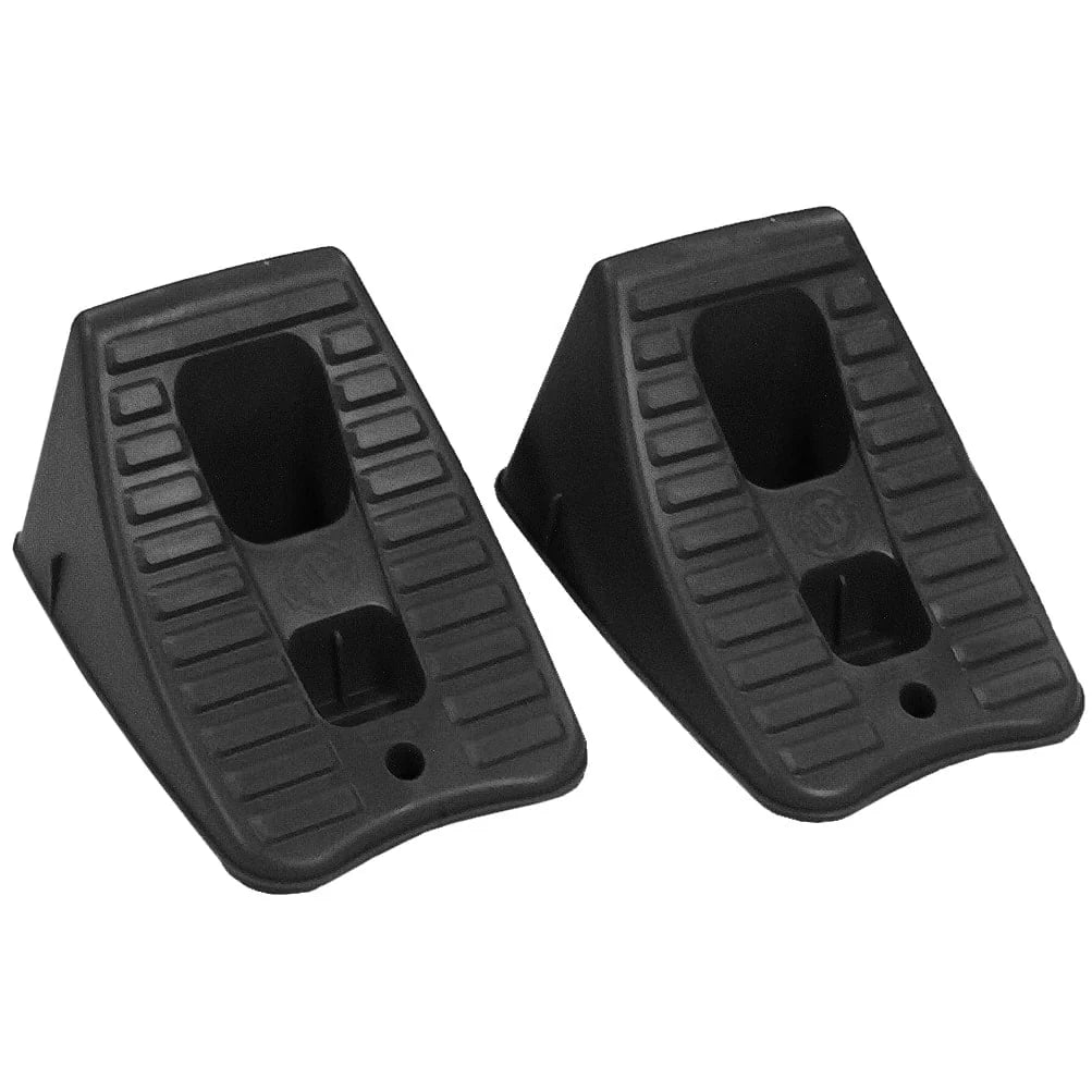 Black Resin Wheel Chocks, 2 Pieces D679795
