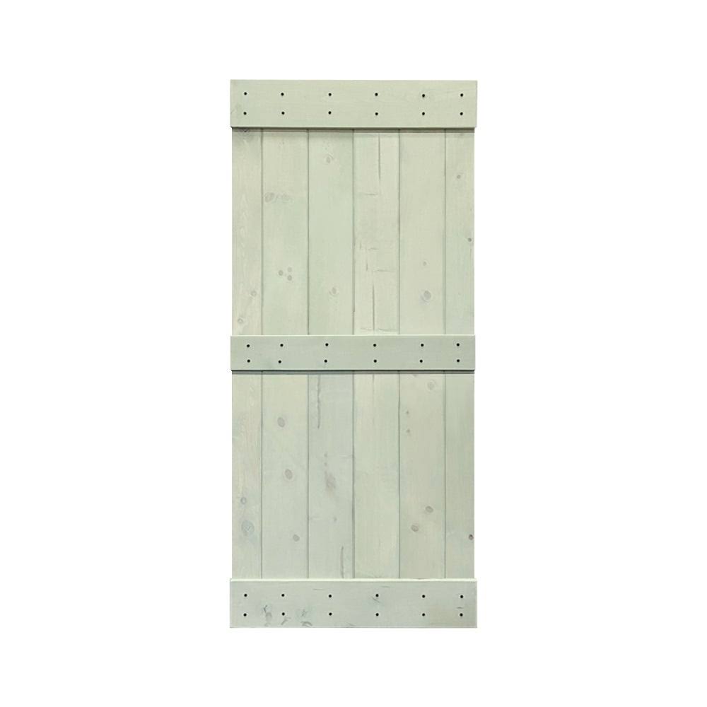 Stained Solid Wood Interior Sliding Barn Door - Colonial Maple - 36 x 84 B782062