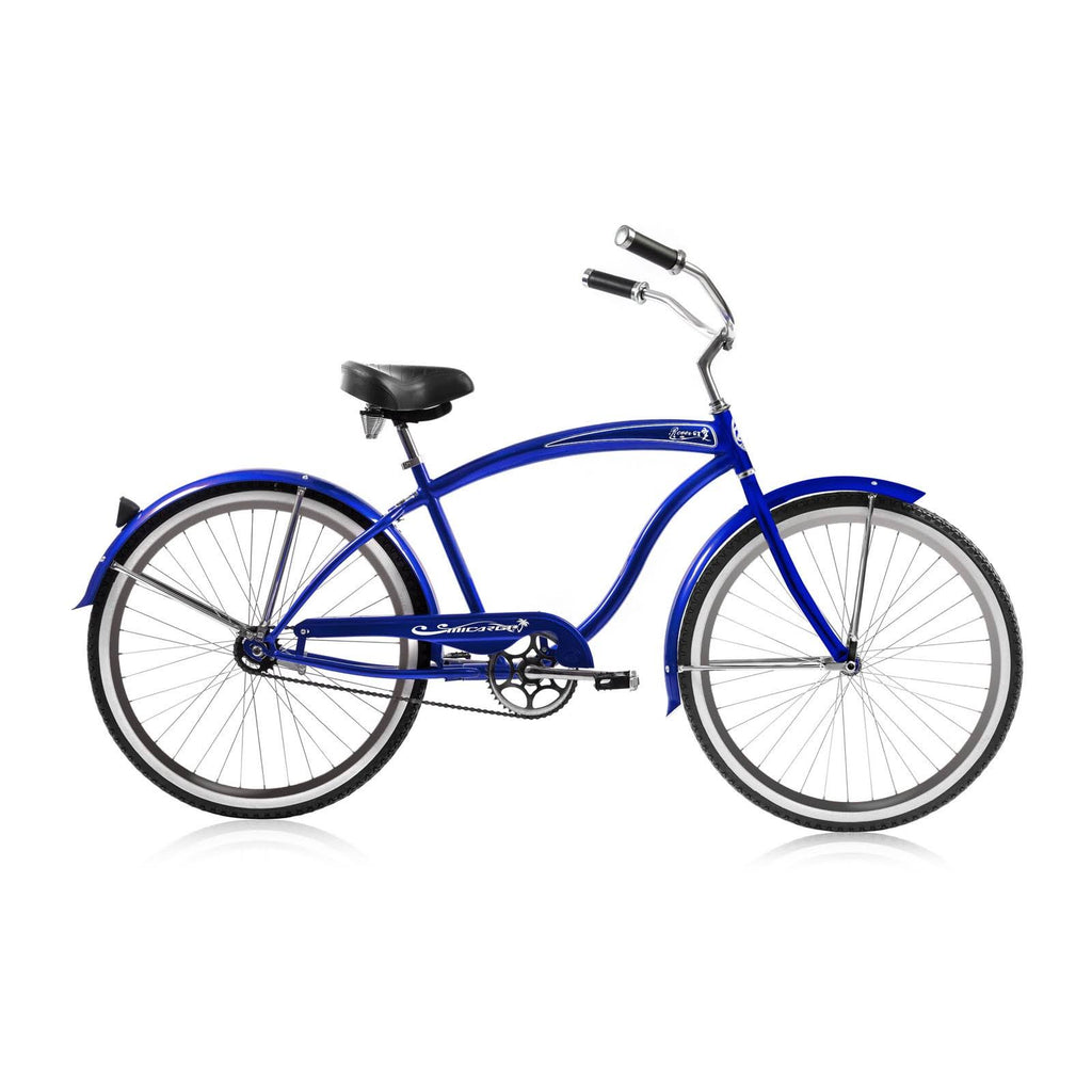 Navy Blue 26x22 Beach Cruiser Bike Z91803