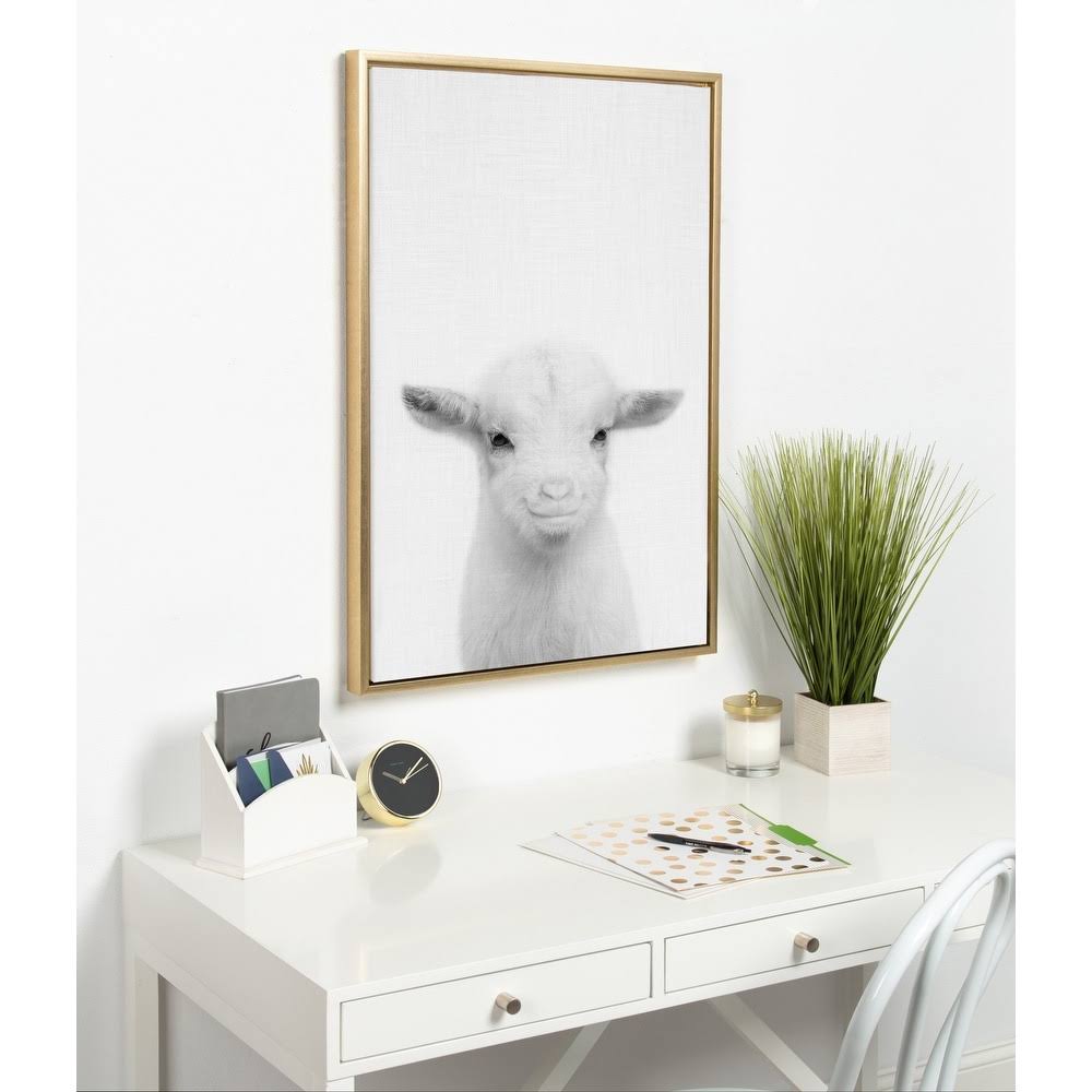 Gray Framed Canvas S865