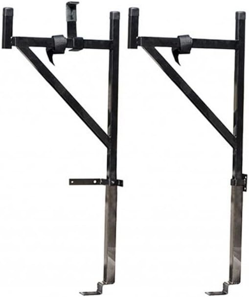 Gloss Black Steel Ladder Rack for Full Size Trucks Z301