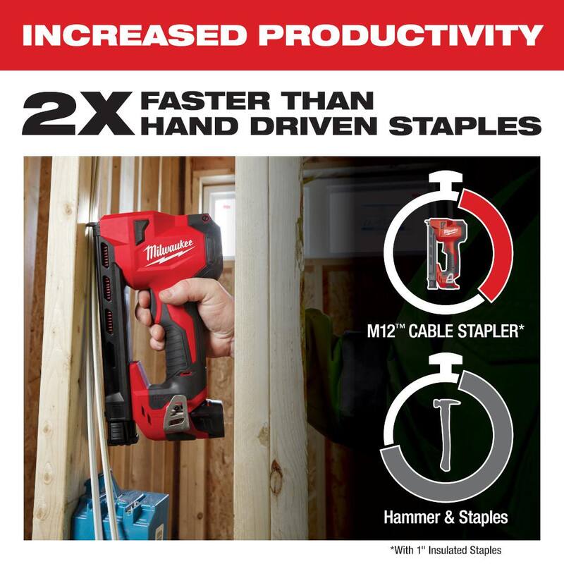 12-Volt Cordless Cable Stapler N8851