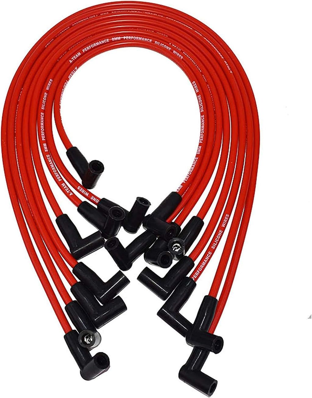 8.0mm Spark Plug Wires Red Pack of 2 X90920