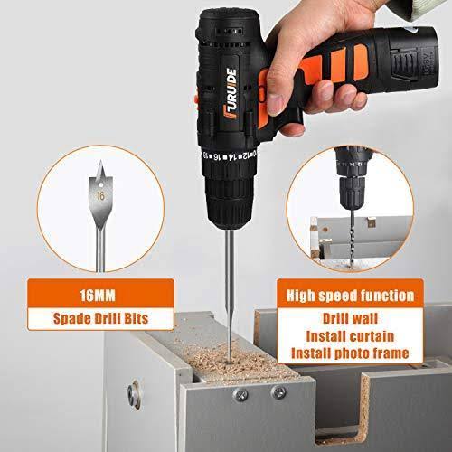 16.8V Cordless Drill with 91 Piece Tool Set and Plastic Toolbox E55480