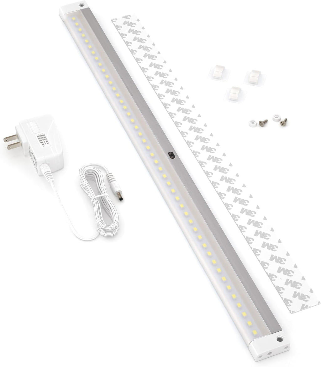 White Finish LED Dimmable Under Cabinet Lighting 40 Inch Panel K791394