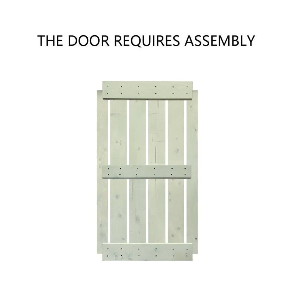 Stained Solid Wood Interior Sliding Barn Door - Colonial Maple - 36 x 84 B782062