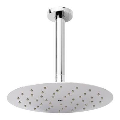 10x22 Contemporary Low Profile Shower Head with 6x22 Ceiling Mount Arm 2.5 GPM Chrome X36706