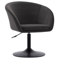 Dark Grey Swivel Accent Chair C45594
