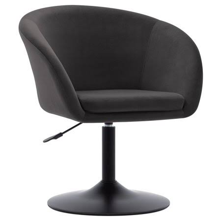 Dark Grey Swivel Accent Chair C45594